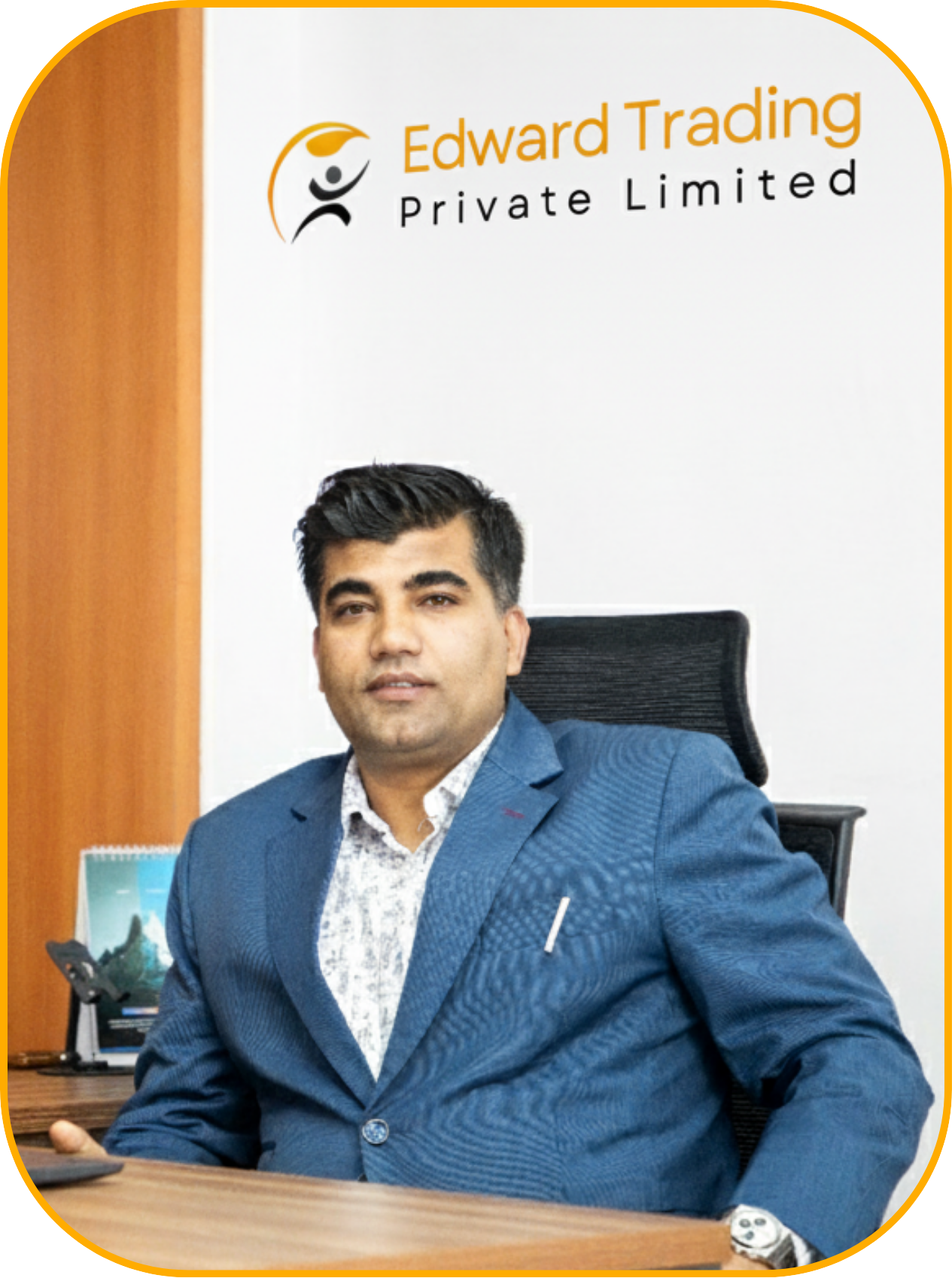 Mr. Rajesh Neupane, Managing Director of Edward Trading Pvt. Ltd.